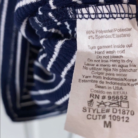 Blue & White Stripe Dress - Picture 4 of 4